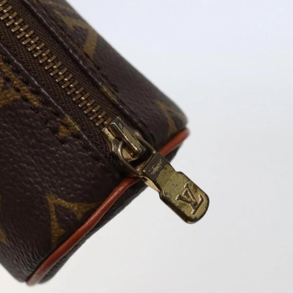 LOUIS VUITTON Monogram Papillon Pouch LV Auth - Picture 12 of 15